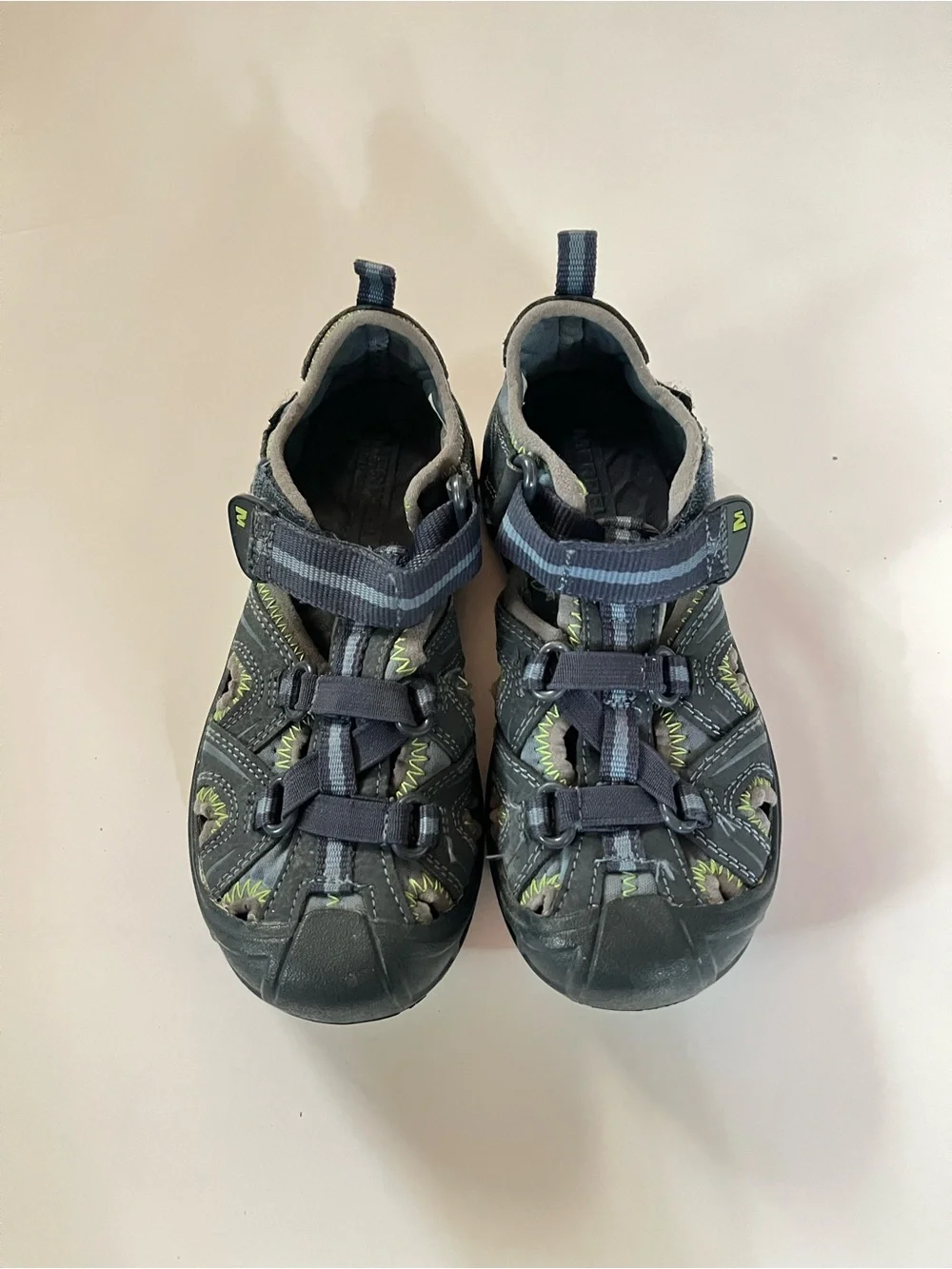 Merrill Kids Hydro Trekker size 12 green and blue